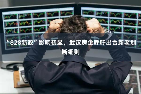 “828新政”影响初显，武汉房企呼吁出台新老划断细则
